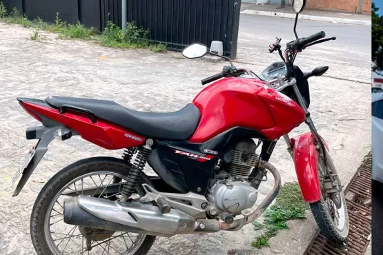 Prefeitura recupera moto furtada durante blitz na Avenida São Paulo