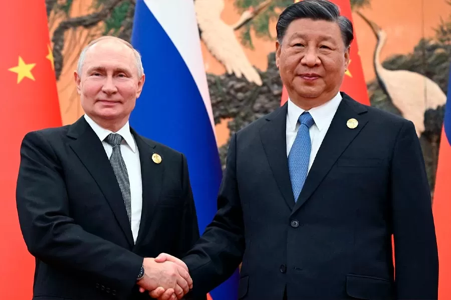 Putin vê ‘um mundo mais justo’ em nova ordem mundial proposta pela China