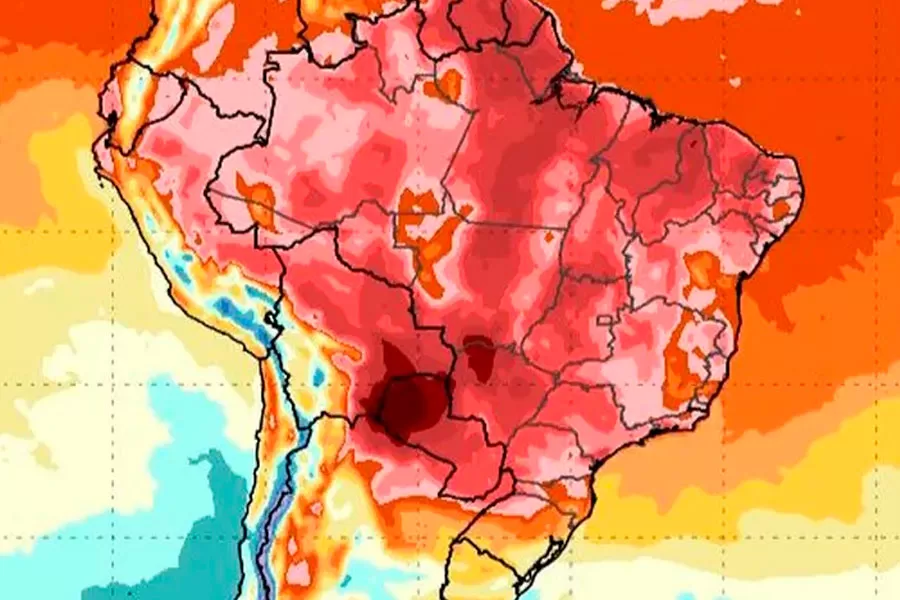 Onda de calor extremo atinge a região central do Brasil nesta quinta-feira; veja a previsão