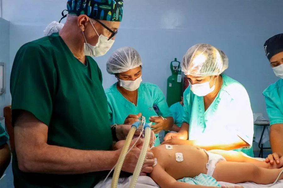 Mutirão de Cirurgias para correção de fissura lábio-palatal é realizado no HMTF