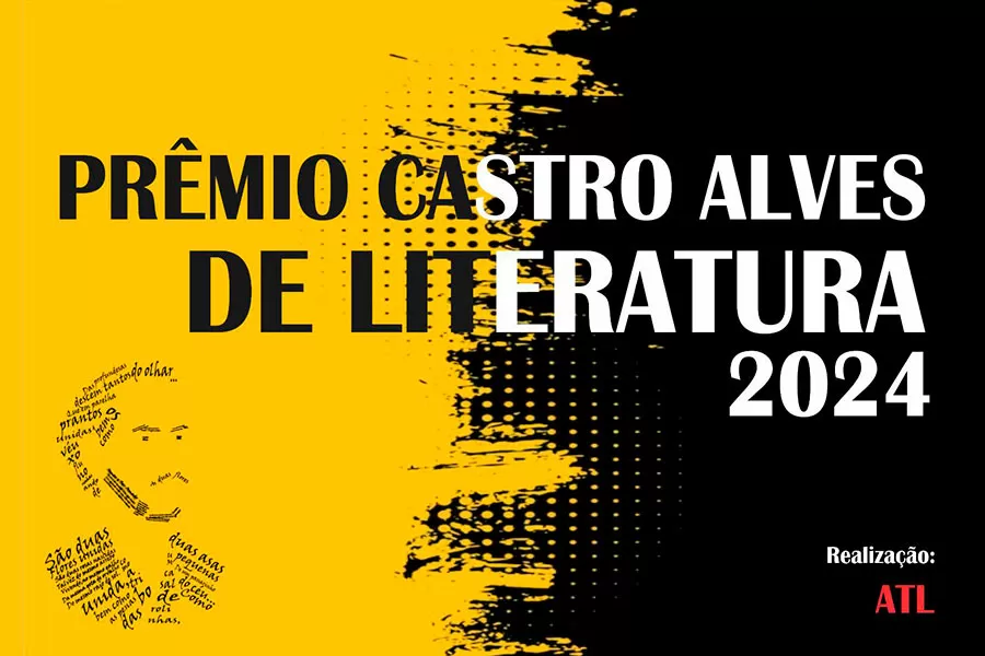 Inscreva seu texto no Prêmio Castro Alves de Literatura 2024 até 31 de dezembro