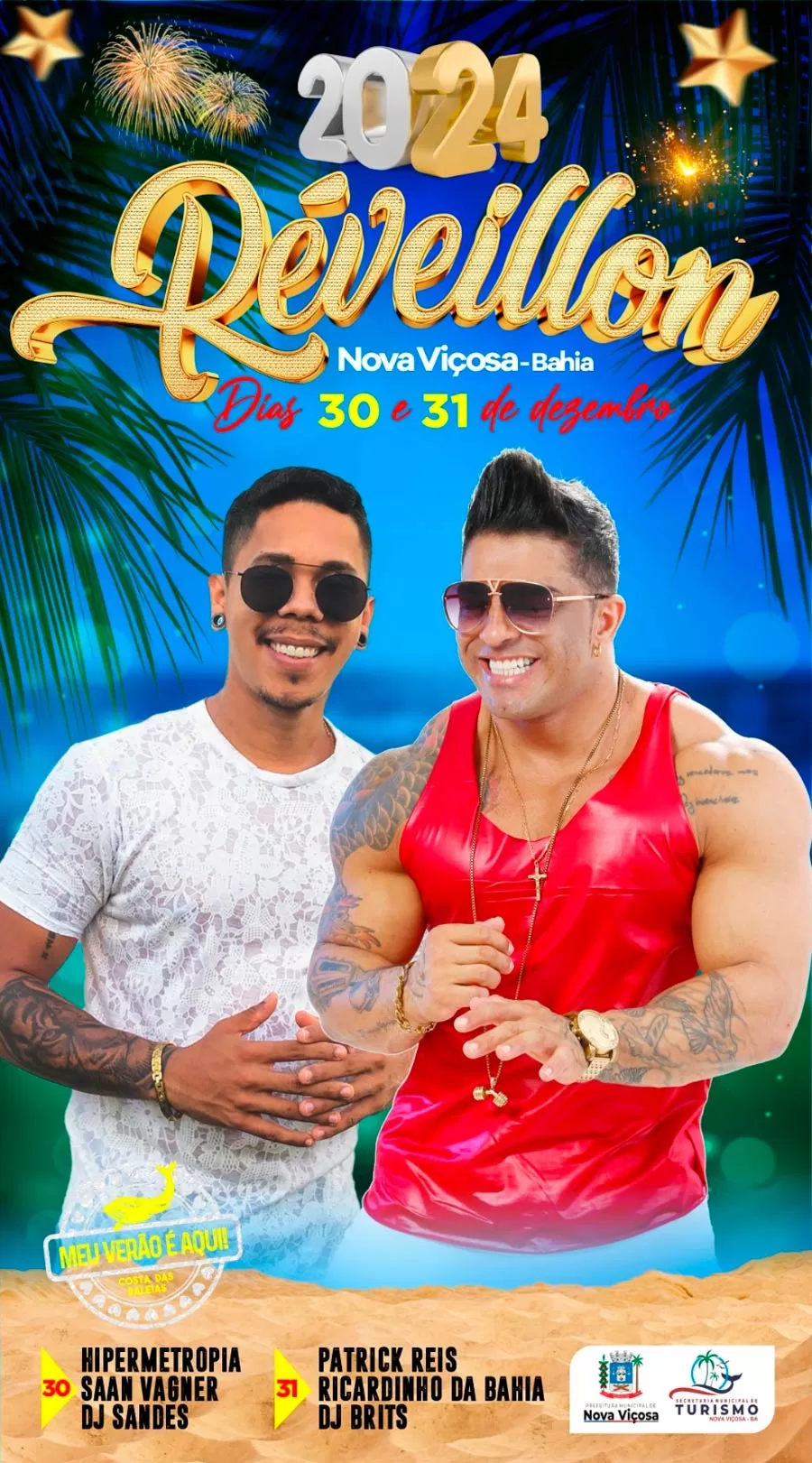 Nova Viçosa lança programação do Réveillon 2024