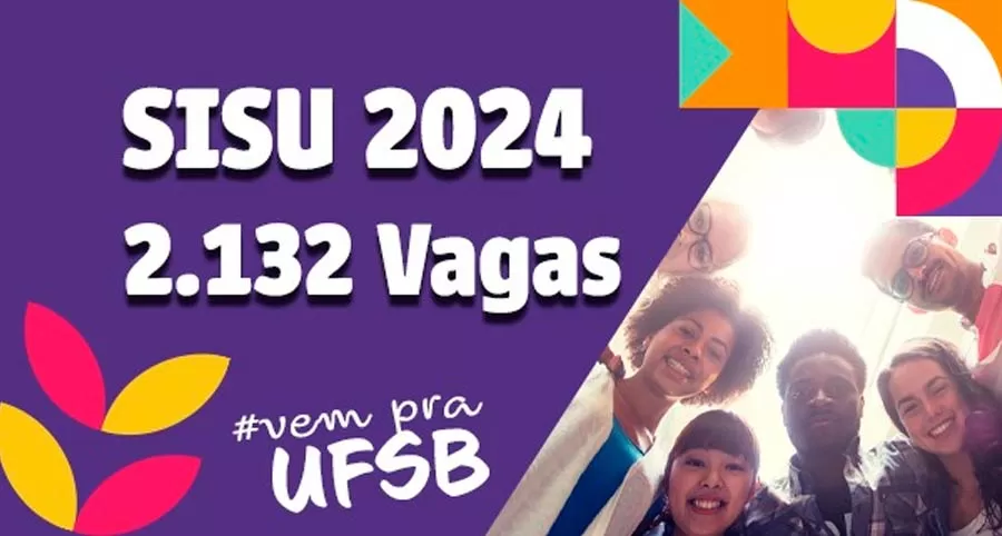 Sisu: UFSB vai oferecer 2.132 vagas para cursos de graduação