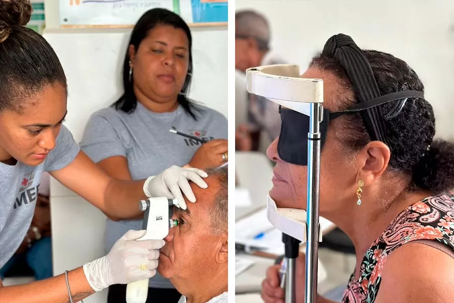Secretaria de Saúde realiza primeiro mutirão de glaucoma de 2024 em Mucuri e Itabatã