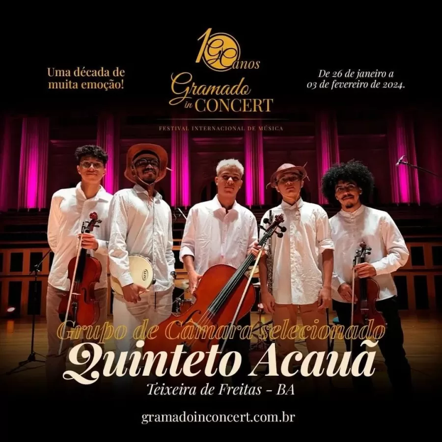 Professor da Casa da Cultura integra grupo musical que representará Teixeira de Freitas em festival internacional Professor da Casa da Cultura integra grupo musical que representará Teixeira de Freitas em festival internacional