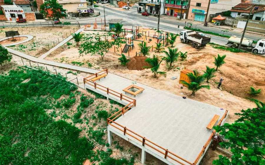 Prefeitura avança em construção do Parque Municipal da Biquinha