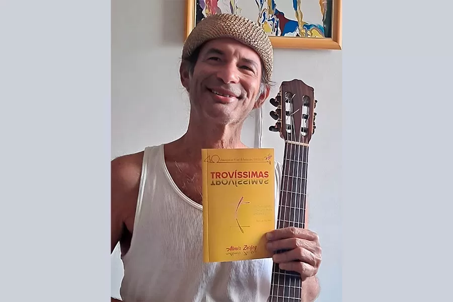 Zarfeg dedica poema ao músico ClauduArte Sá, que acaba de completar 70 anos de idade 