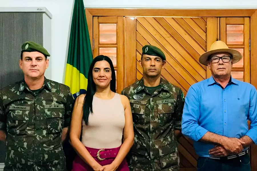 Prefeitura e autoridades realizam visita de orientação técnica na junta do Serviço Militar de Teixeira de Freitas