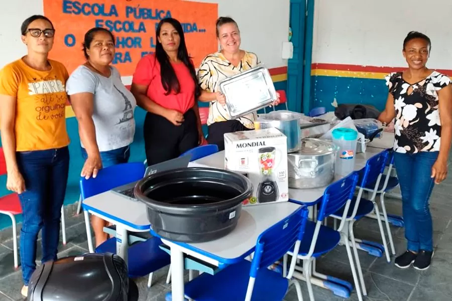 Mucuri requalifica outras 23 Escolas Públicas com novos equipamentos e utensílios para cantinas