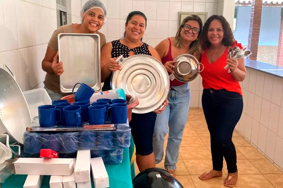 Mucuri requalifica outras 23 Escolas Públicas com novos equipamentos e utensílios para cantinas