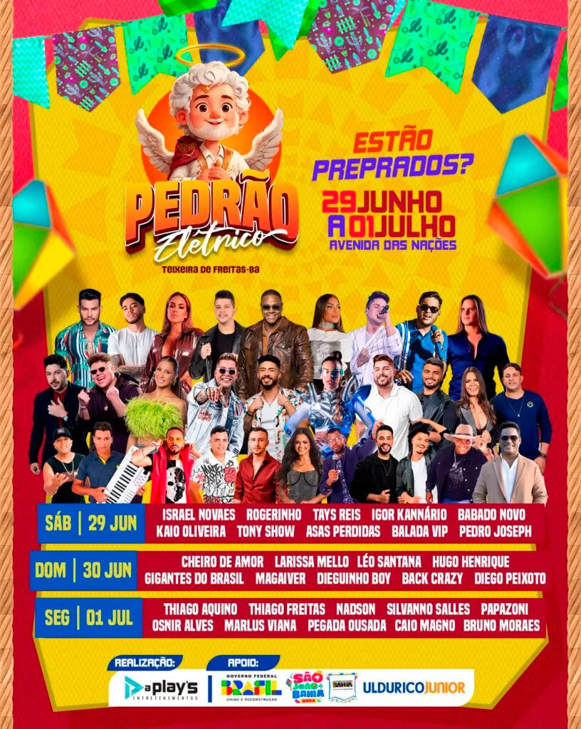 Se prepare, porque vem aí o 2º Pedrão Elétrico de Teixeira de Freitas!