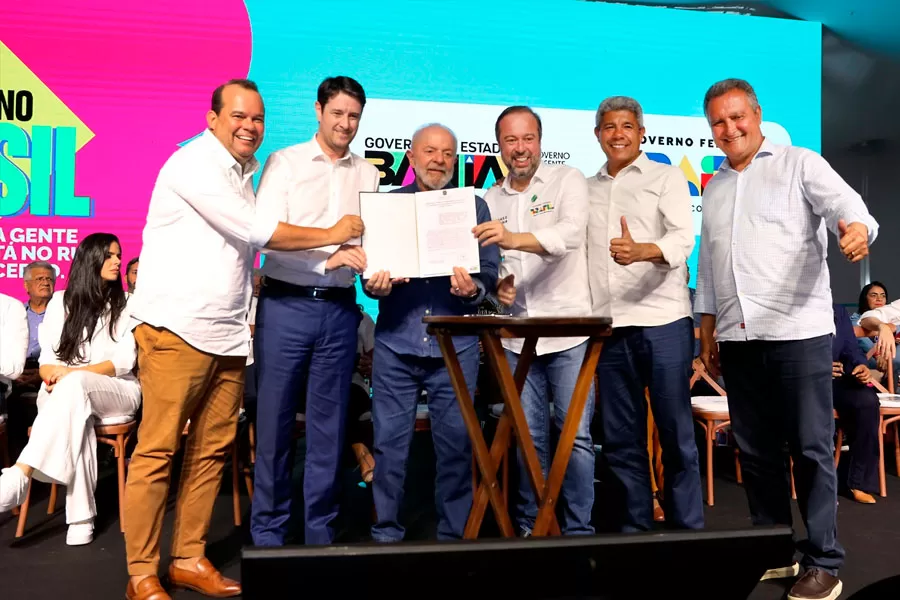 Ao lado de Jerônimo, Lula anuncia cerca de R$ 4 bilhões em investimentos na Bahia pelo Governo Federal 