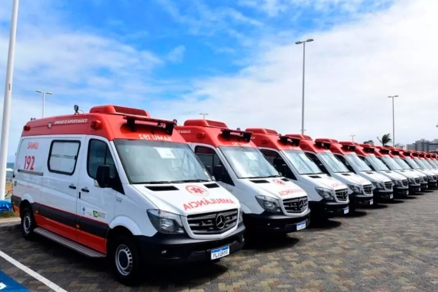 Bahia recebe 34 novas ambulâncias do SAMU e comemora 20 anos de serviços prestados
