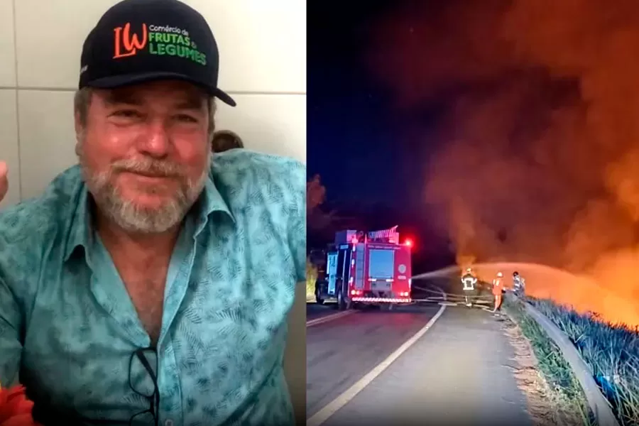Tragédia na BR-101: Caminhoneiro morre carbonizado em Teixeira de Freitas