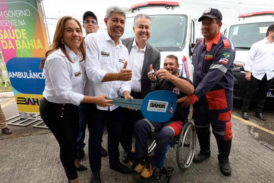 Governo do Estado reforça atendimento de emergência e transporte de pacientes no interior com 59 ambulâncias novas Governo do Estado reforça atendimento de emergência e transporte de pacientes no interior com 59 ambulâncias novas