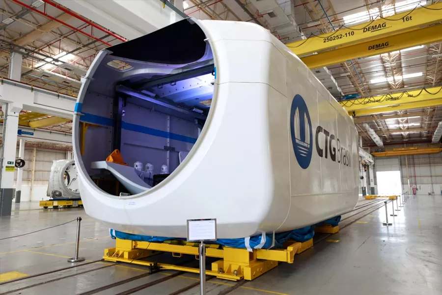 Nova fábrica de turbinas eólicas da Goldwind recebe investimento de R$ 100 milhões 