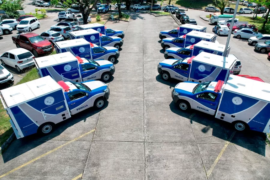 Novas viaturas e equipamentos de análise reforçam o trabalho do Departamento de Polícia Técnica da Bahia