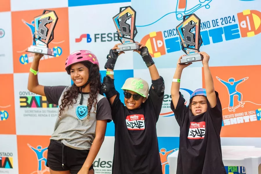 1ª etapa do Circuito Baiano de Skate divulga vencedores