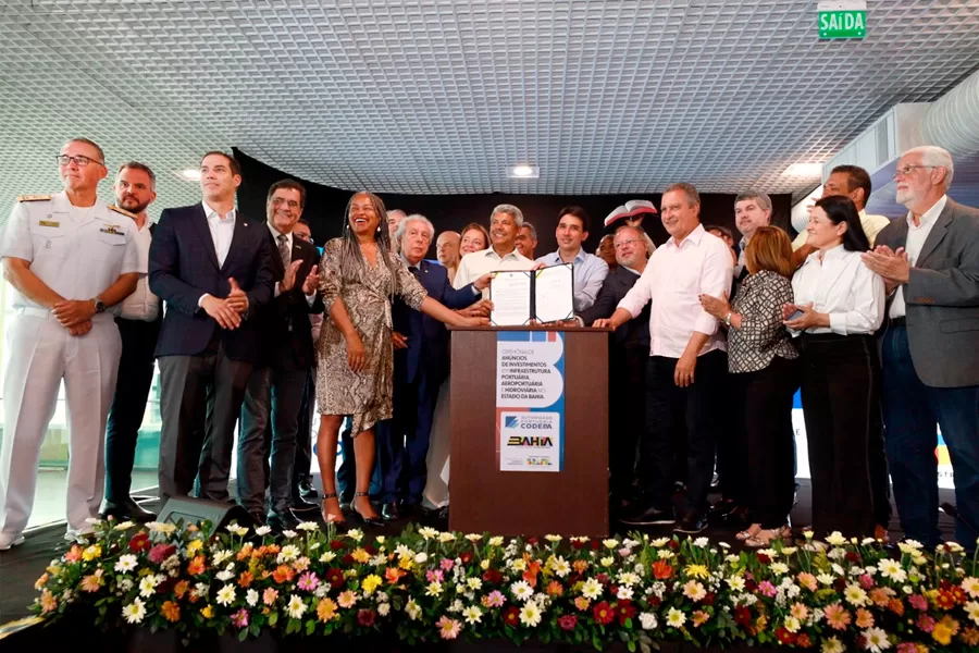 Mais de R$ 5,6 bilhões em infraestrutura portuária, aeroportuária e hidroviária são anunciados para a Bahia