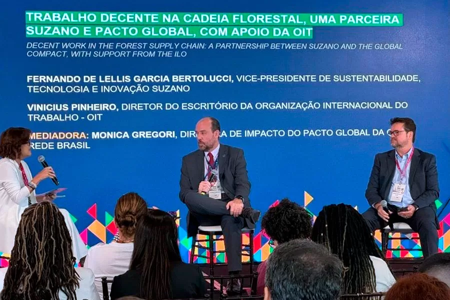 Suzano e Pacto Global, com apoio da OIT, lançam iniciativa para promover a garantia dos direitos humanos no setor florestal