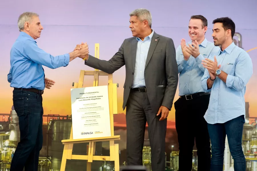 Em Luís Eduardo Magalhães, lançamento da pedra fundamental da Inpasa marca a expansão de biocombustíveis na Bahia