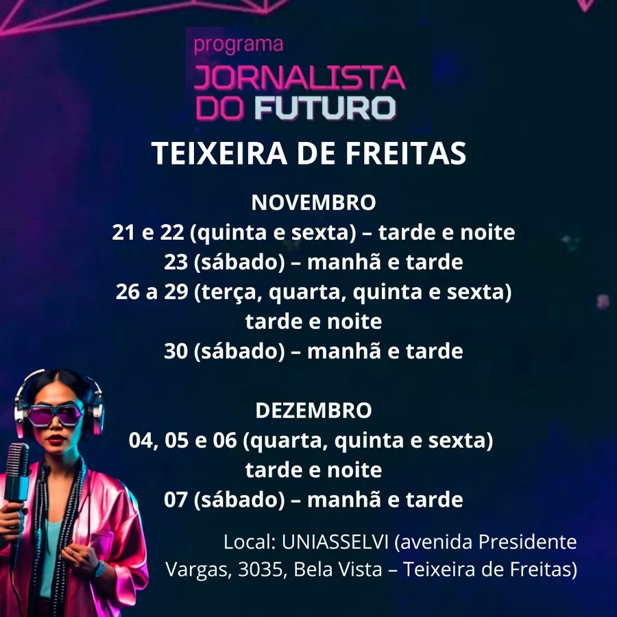 Inscrições abertas para curso do Programa Jornalista do Futuro, no Extremo Sul