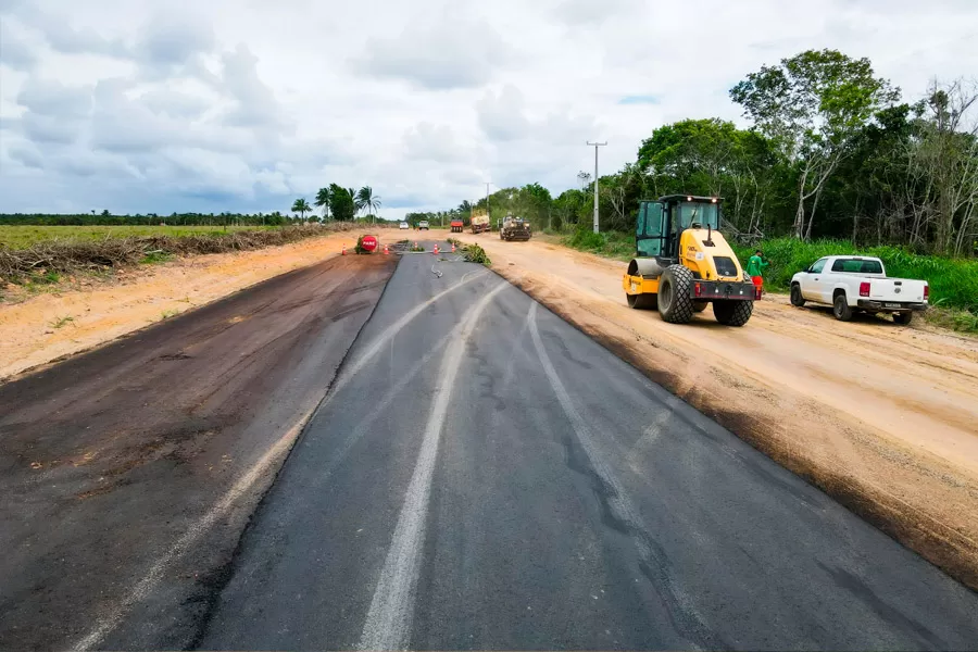 32 km de progresso: pavimentação asfáltica transforma acesso a Cumuruxatiba