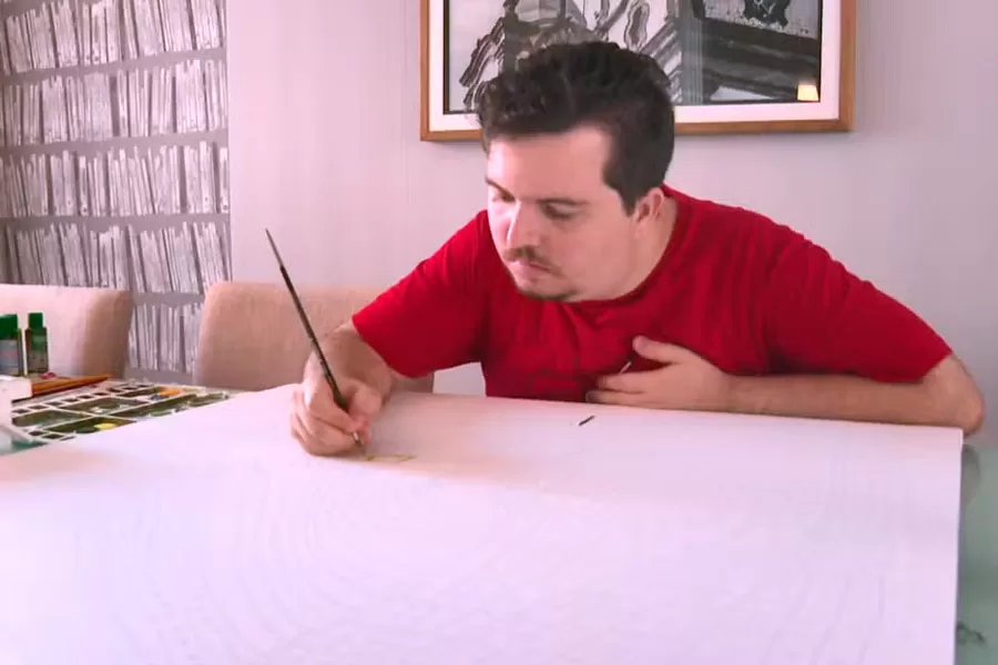 Artista baiano com autismo concorre a vaga para exposição em espaço integrante do Museu do Louvre, na França