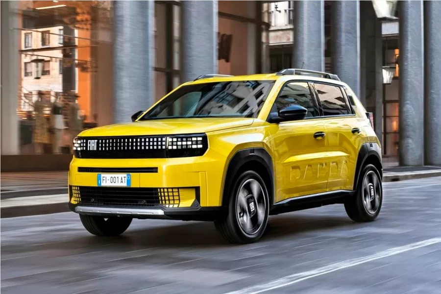Novo Fiat Uno 2025: interior do Fiat Panda flagrado em imagens surpreendentes