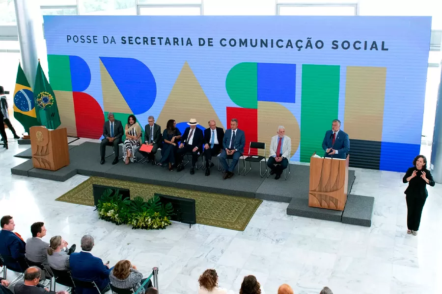 Governador Jerônimo Rodrigues participa da cerimônia de posse do ministro Sidônio, em Brasília