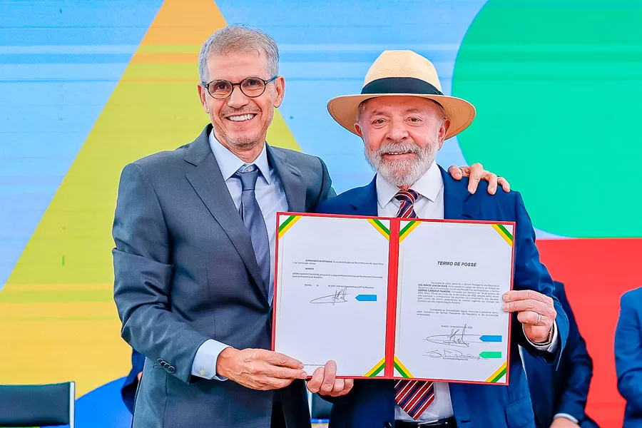 Governador Jerônimo Rodrigues participa da cerimônia de posse do ministro Sidônio, em Brasília