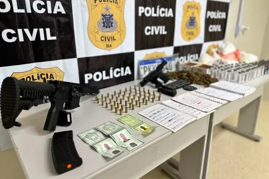 Bahia tem mais de 6 mil armas apreendidas e recorde de fuzis encontrados em 2024