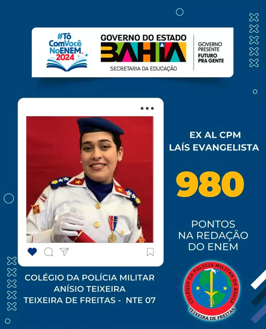 Estudantes da rede estadual da Bahia comemoram nota 980 na redação do Enem