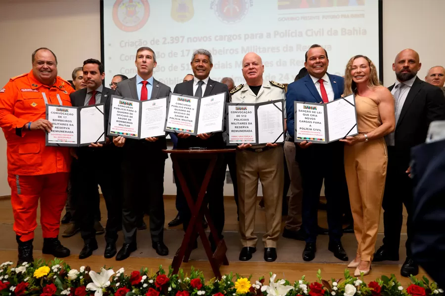Bahia amplia efetivo com novos cargos e convocações para forças de segurança