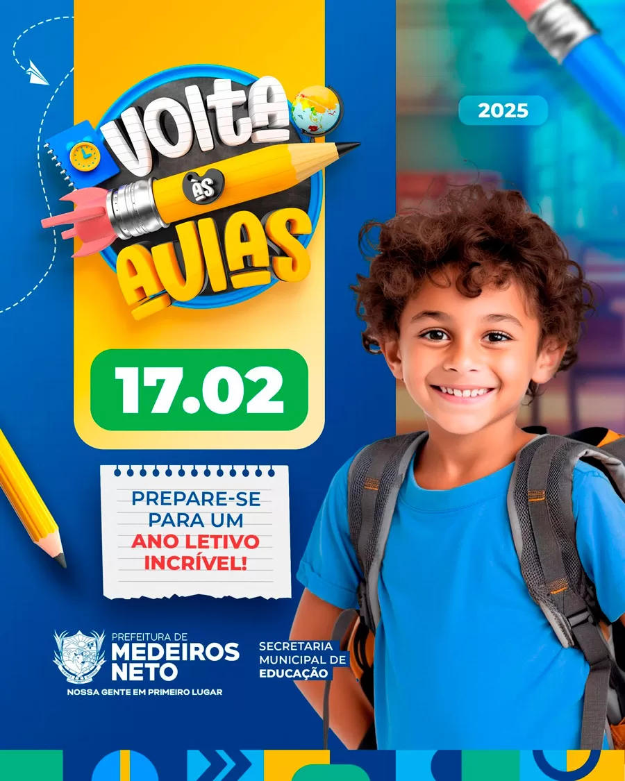 Volta às aulas em Medeiros Neto: faça parte de um novo capítulo de realizações na Educação