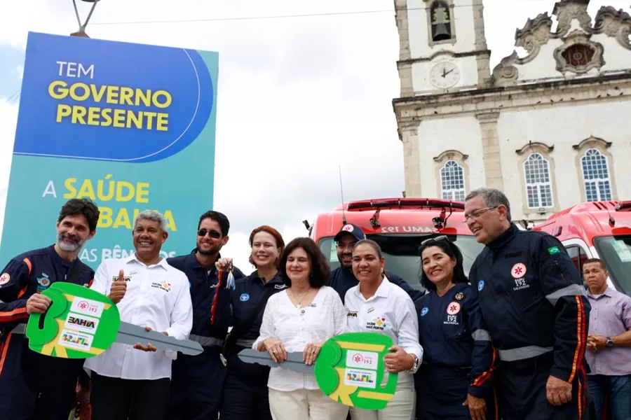 Bahia recebe mais 80 ambulâncias do Samu para cobertura em 73 cidades