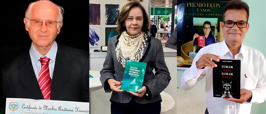 Almir Zarfeg é um dos vencedores do Prêmio Internacional de Literatura da UBE-RJ 2024