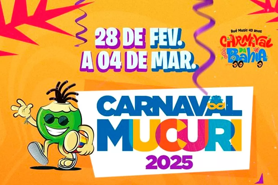 Carnaval 2025 de Mucuri promete cinco dias de festa e animação na Arena Praia da Barra