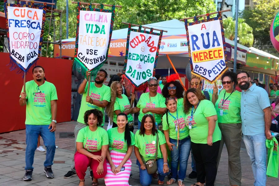 Durante o carnaval, públicos em situação de vulnerabilidade serão assistidos por ações de proteção social do Governo do Estado