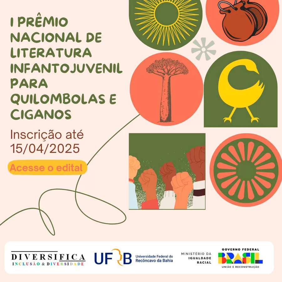 MIR e DIVERSIFICA/UFRB promovem prêmio para escritores quilombolas e ciganos