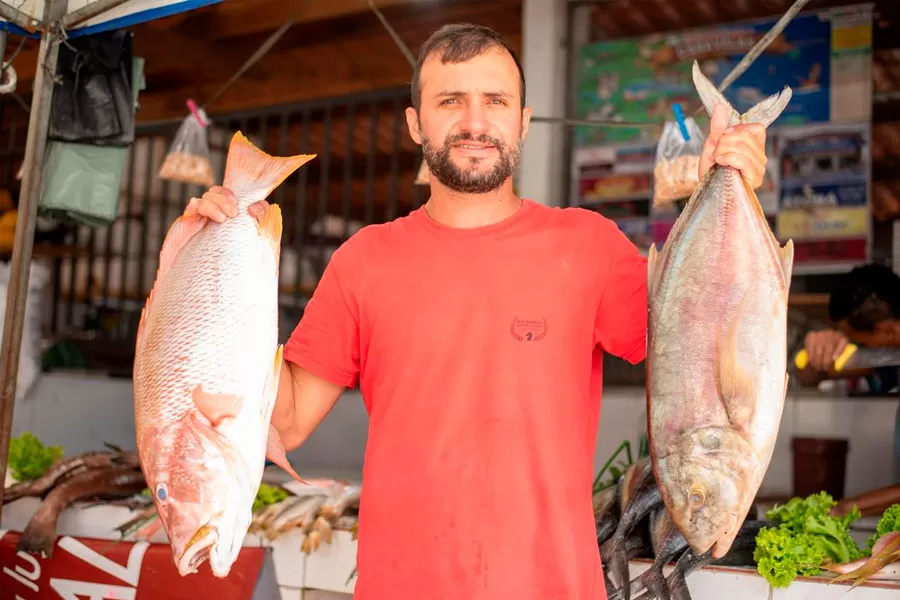 Peixaria do Mercado Municipal se prepara para atender a demanda da Semana Santa Peixaria do Mercado Municipal se prepara para atender a demanda da Semana Santa