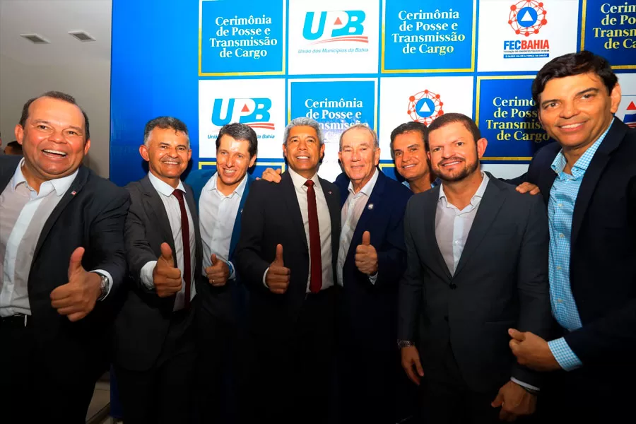 Governador Jerônimo Rodrigues participa de posse dos dirigentes da UPB e Fecbahia