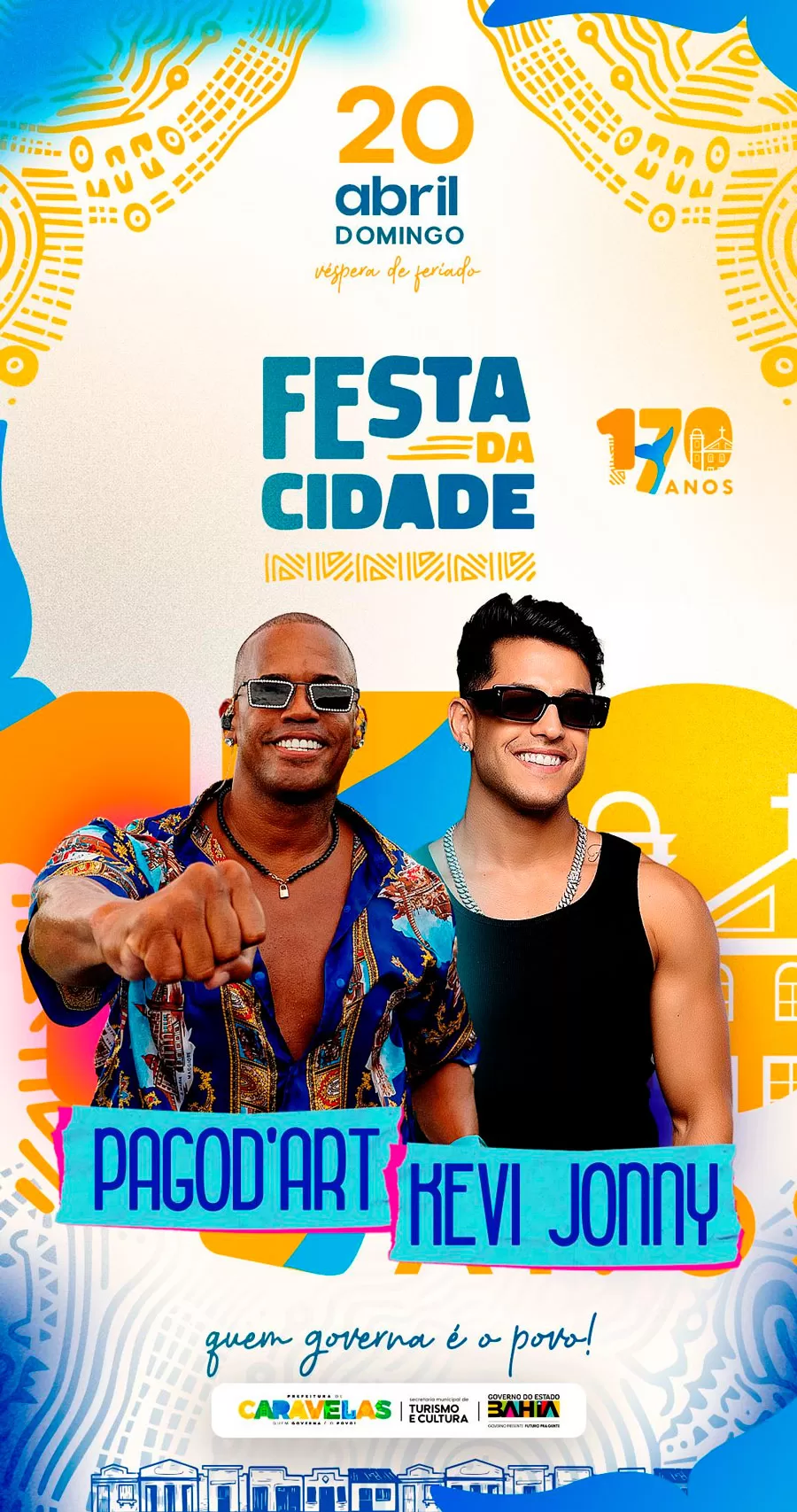 Caravelas comemora aniversário com shows imperdíveis de Pagod’art, Kevi Jhony e artistas locais