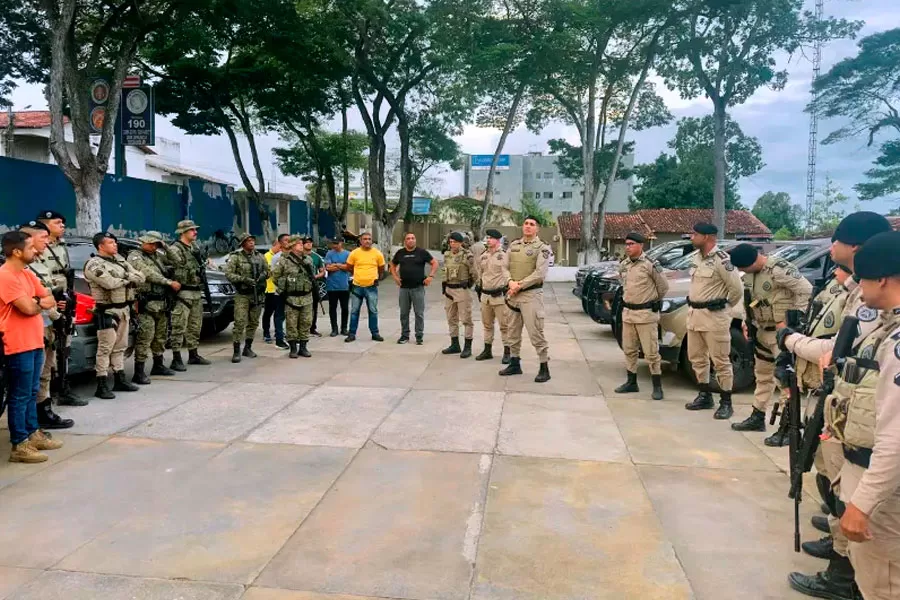Forças de segurança se reúnem em Eunápolis para reforçar o combate à criminalidade no extremo sul da Bahia