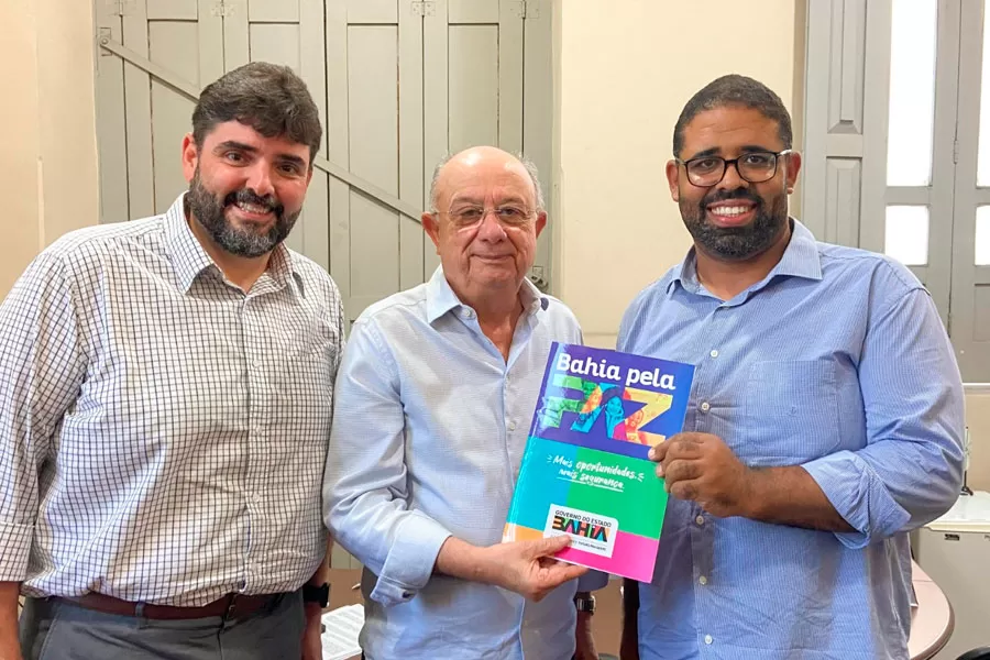 Prefeito de Feira de Santana se reúne com Governo do Estado para tratar do Programa Bahia pela Paz