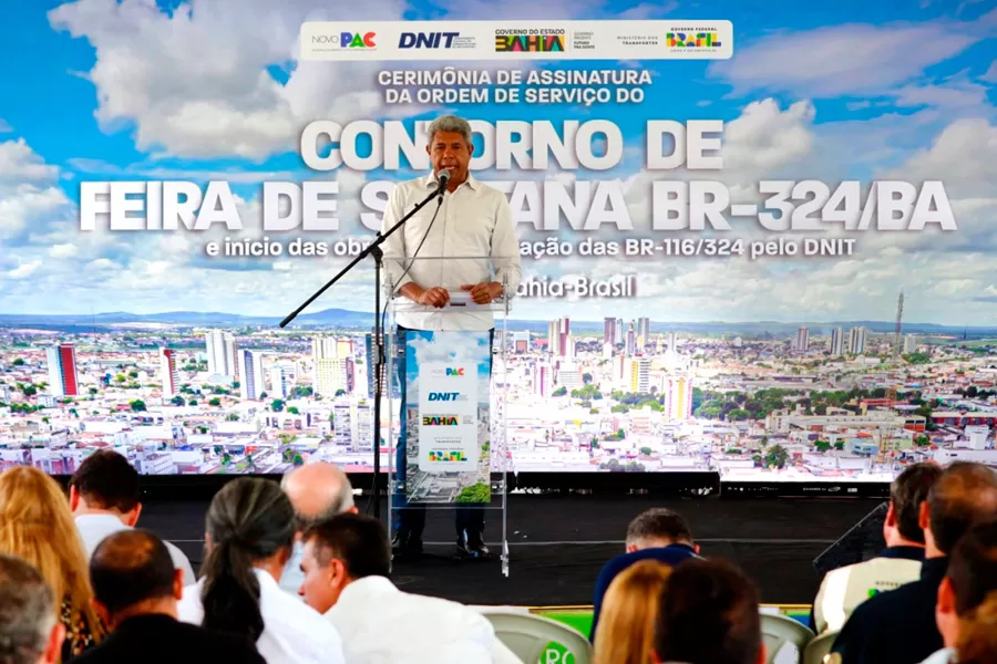 Com Jerônimo, ministro Renan Filho autoriza duplicação do contorno de Feira de Santana