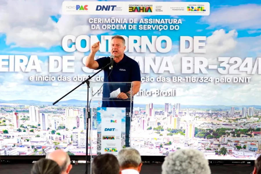Com Jerônimo, ministro Renan Filho autoriza duplicação do contorno de Feira de Santana