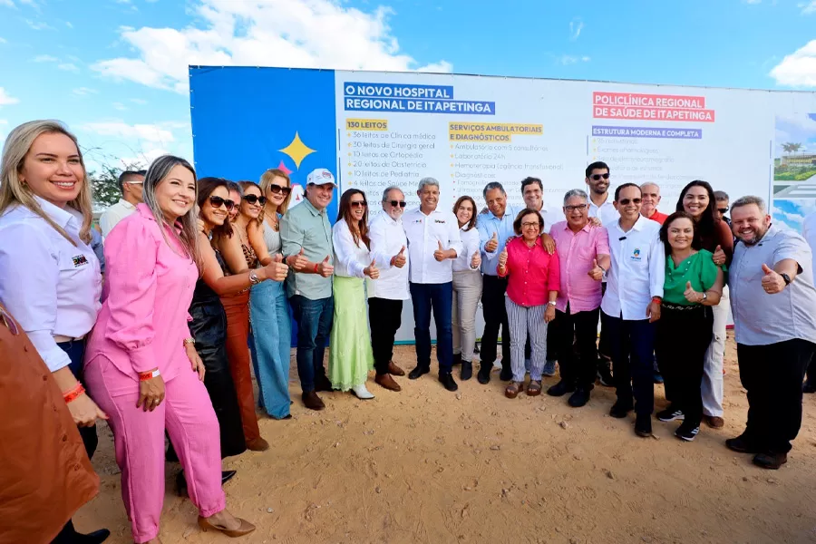 Governo do Estado anuncia construção do Hospital Regional e assina ordem de serviço da Policlínica de Itapetinga