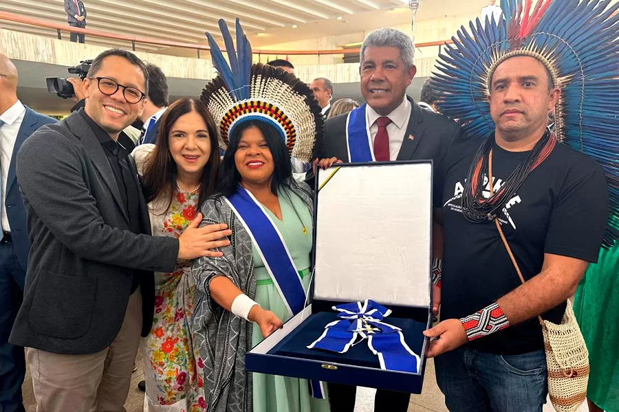 Governador Jerônimo Rodrigues recebe a mais alta honraria brasileira, no Palácio Itamaraty Governador Jerônimo Rodrigues recebe a mais alta honraria brasileira, no Palácio Itamaraty
