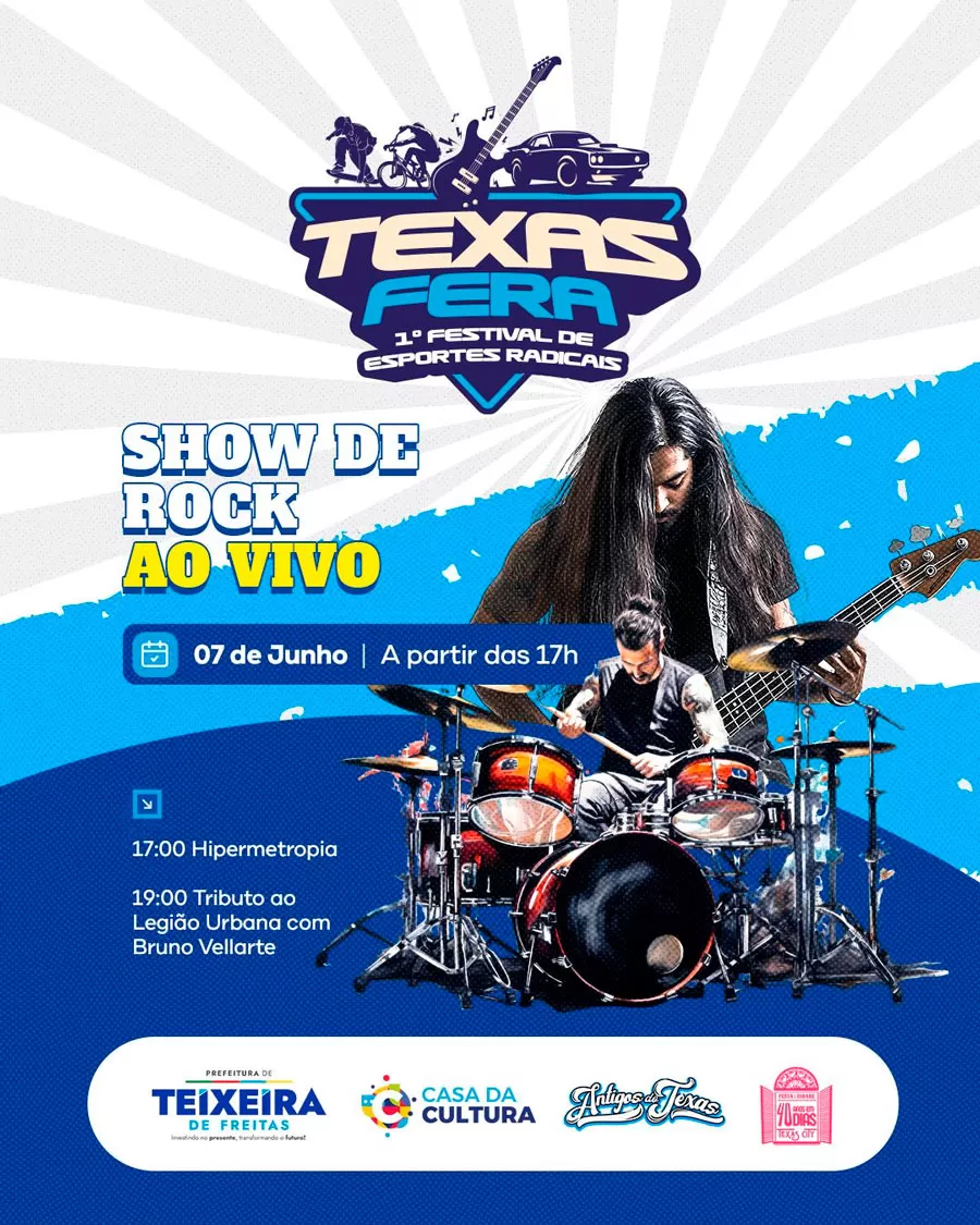 Prefeitura valoriza o rock, o esporte e celebra a cultura com o 1º Festival de Esportes Radicais
